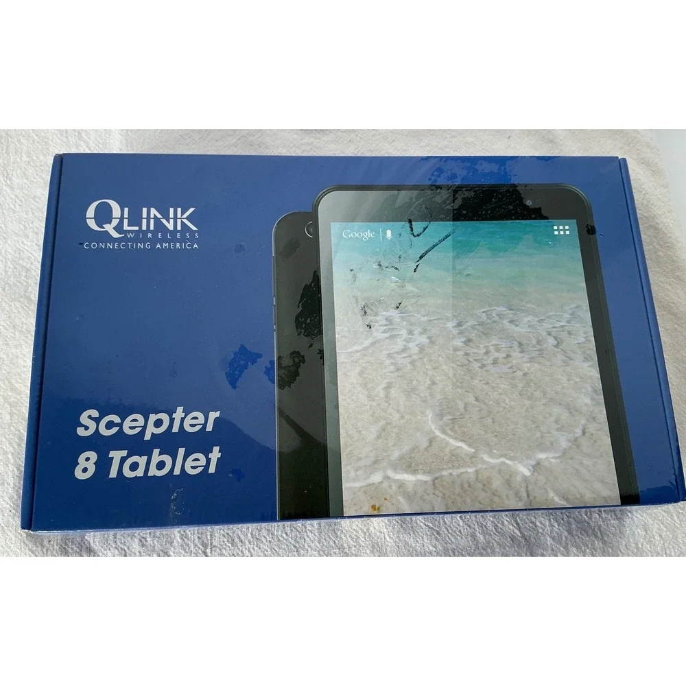 Q Link Wireless Scepter 8 Tablet Android 11‎ 8in IPS 16GB Black New NWT
